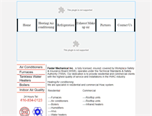 Tablet Screenshot of fasterheating.ca